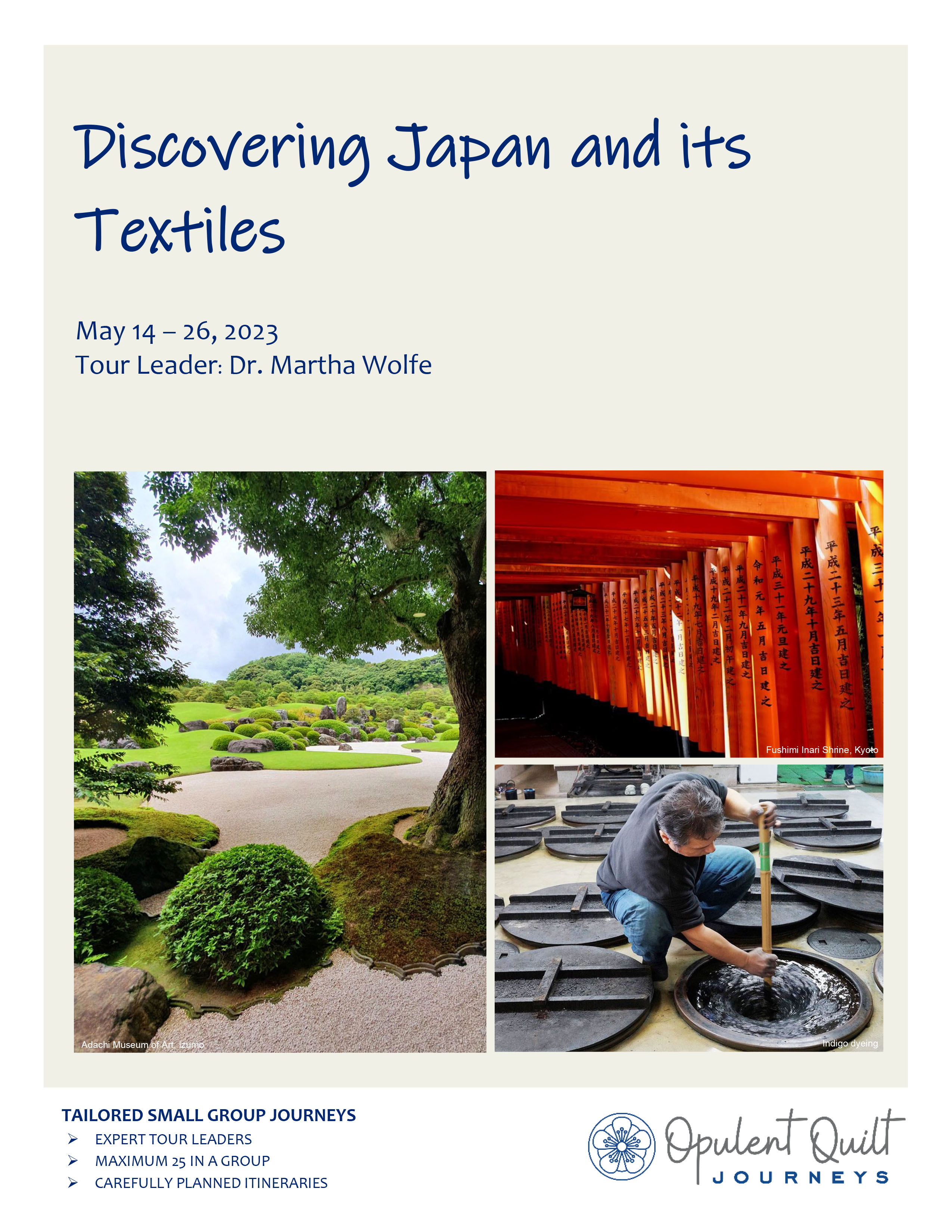 Discovering Japan and its Textile with Dr Martha Wolfe